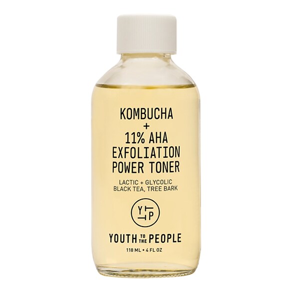 Kombucha + 11% AHA Exfoliation Power Toner - Toner Exfoliant Visage, YOUTH TO THE PEOPLE